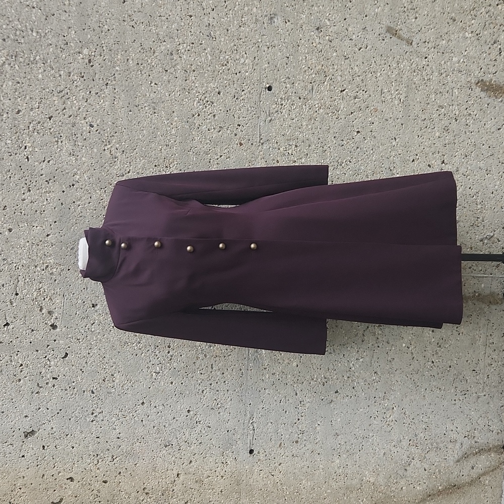 1990s plum LINDA LUNDSTROM coat